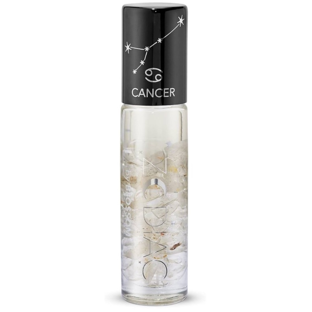Zodiac by Blossom Cancer Roll On Lip Gloss with Real Crystals